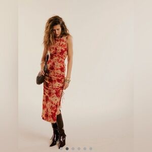 Free People Take Me Away Midi Dress